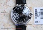 AJ Factory Cartier Ballon Bleu V2 Upgrade Black Roman Dial 42mm 2824 Automatic Watch